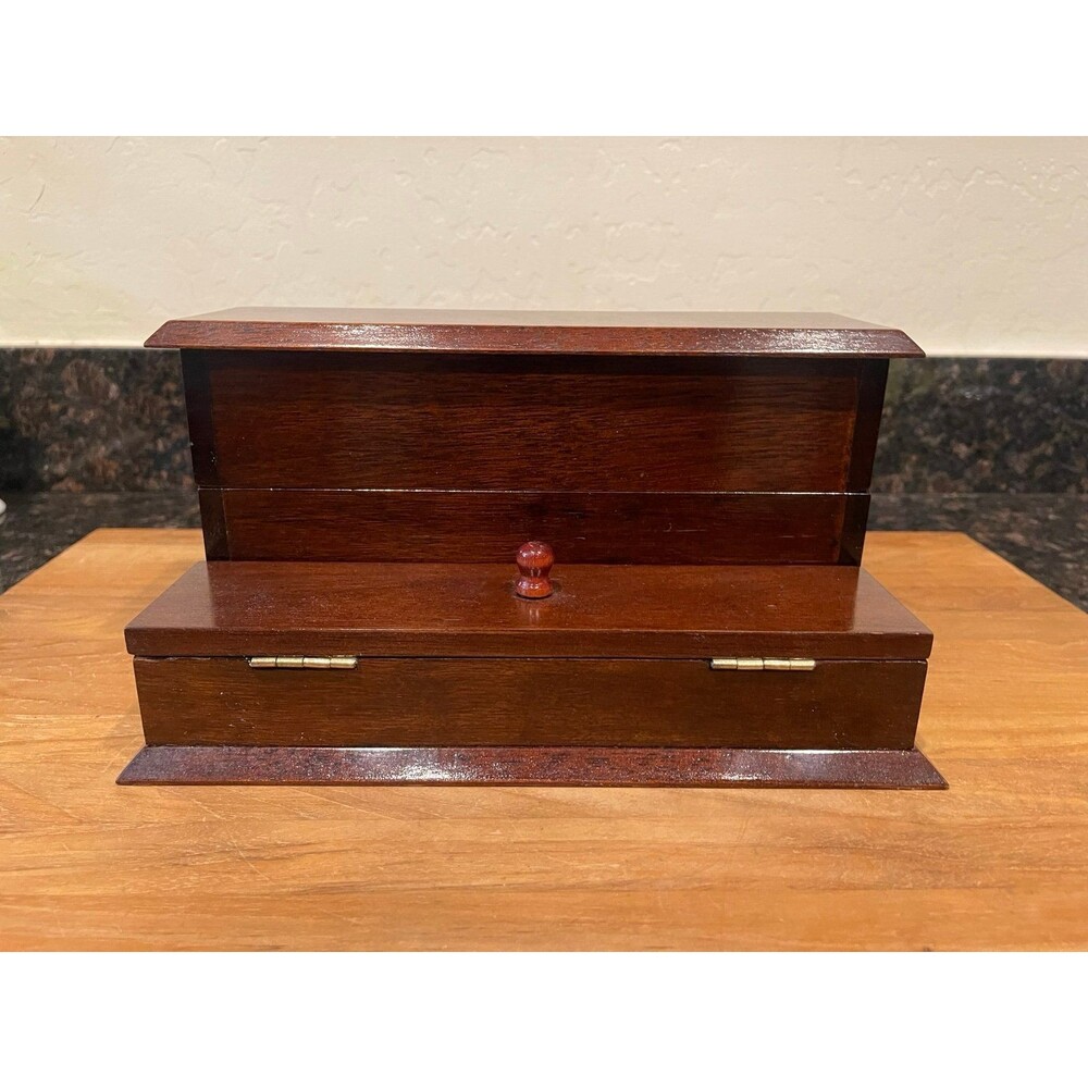 Vintage Bombay Company Wooden Letter Box/Desk